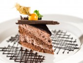 Chocolate brownie fudge cake